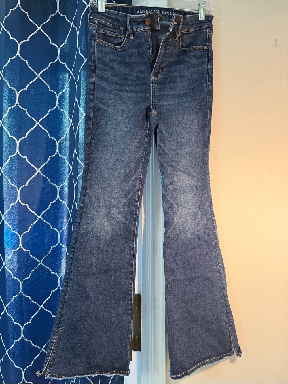 American Eagle Outfitters Dark Blue Flare Jeans